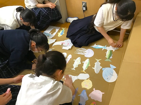 中１ 学園の日の準備