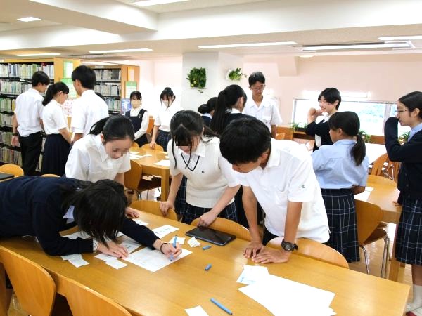図書委員会　聖光学院と委員会交流
