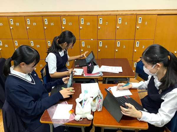 中３総合　ディベート大会準備　