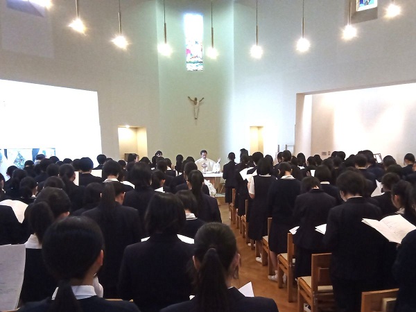 高１　学年ミサ